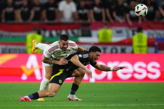 GER: Scotland v Hungary. UEFA EURO, EM, Europameisterschaft,Fussball 2024 Che Adams of Scotland during the UEFA Euro 2024 match between Scotland and Hungary, Group A, date 3, played at Mercedes-Benz Arena Stadium on June 23, 2024 in Stuttgart, Germany. kpng Copyright: xBaguxBlancox xPRESSINPHOTOx PS_240623_SCO_HUN_622