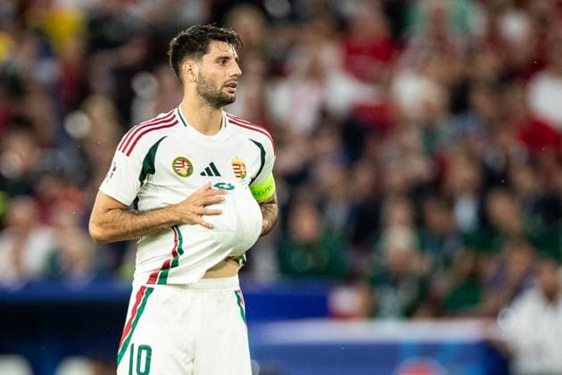 UEFA EURO, EM, Europameisterschaft,Fussball 2024: Schottland - Ungarn; 23.06.2024 Dominik Szoboszlai (Ungarn, 10) UEFA EURO 2024: Schottland - Ungarn; Stuttgart Stadion, Stuttgart; 23.06.2024 Copyright: xBEAUTIFULxSPORTS Buriakovx