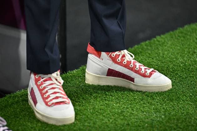 Sport Bilder des Tages 23.06.2024, xscotx, Fussball EM 2024, Schweiz - Deutschland, emspor, v.l. Schuhe von Julian Nagelsmann (Deutschland, Trainer) Frankfurt am Main