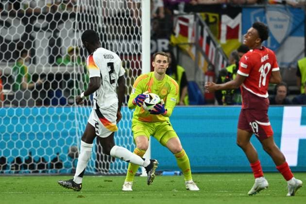 Manuel Neuer (Germany) during the UEFA EURO, EM, Europameisterschaft,Fussball Germany 2024 match between Switzerland 1-1 Germany at Frankfurt Arena on June 23, 2024 in Frankfurt, Germany. Noxthirdxpartyxsales  (257435693)