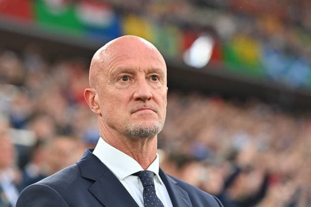 Trainer Marco ROSSI (HUN), Einzelbild,angeschnittenes Einzelmotiv,Portraet,Portrait,Porträt. Gruppenphase Gruppe A Schottland (SCO) - Ungarn (HUN) 0-1 am 23.06.2024, Stuttgart Arena. Fussball UEFA EURO, EM, Europameisterschaft,Fussball 2024 GERMANY vom 14.06.2024 - 14.07.2024.