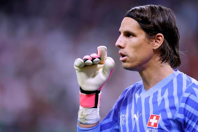 SOMMER Yann Torwart Team Schweiz UEFA Fussball EURO 2024 in Deutschland Vorrundenspiel Gruppe A Schweiz - Deutschland 1 : 1 am 23.06.2024 in Frankfurt DFL REGULATIONS PROHIBIT ANY USE OF PHOTOGRAPHS as IMAGE SEQUENCES and or QUASI-VIDEO Copyright: xLacixPerenyix