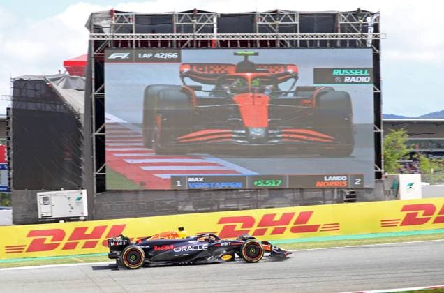 F1 Grand Prix of Spain Max Verstappen, from Oracle Red Bull Racing team, is driving a Red Bull during the race of the Formula 1 Aramco Spanish Grand Prix, held at the Barcelona Catalunya circuit, in Barcelona, Spain, on June 23, 2024. Barcelona Barcelona Spain  Copyright: xUrbanandsportx originalFilename:urbanandsport-formula1240623_nps18.jpg