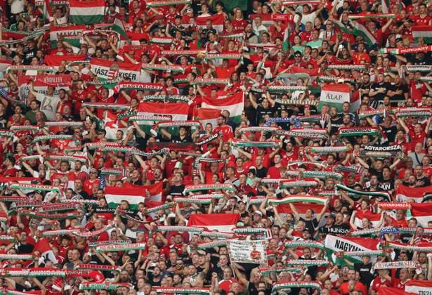 Football - 2024 UEFA European Championship, EM, Europameisterschaft Finals - Group A - Scotland vs Hungary - Stuttgart Arena - Sunday 23rd June 2024 Hungary fans are seen before the game 