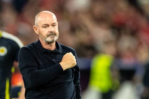 UEFA EURO, EM, Europameisterschaft,Fussball 2024: Schottland - Ungarn; 23.06.2024 Steve Clarke (Schottland, Cheftrainer) UEFA EURO 2024: Schottland - Ungarn; Stuttgart Stadion, Stuttgart; 23.06.2024 Copyright: xBEAUTIFULxSPORTS Buriakovx