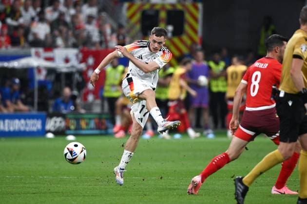 Florian Wirtz (Deutschland) 23.06.2024, Fussball Europameisterschaft 2024, Vorrunde, 3. Spieltag Schweiz - Deutschland 1:1 Frankfurt Frankfurt Arena Hessen Deutschland