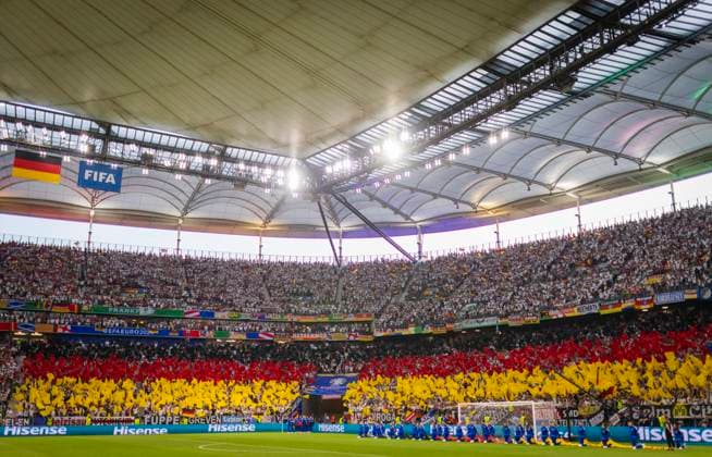Frankfurt, Germany. 23rd Jun 2024. Choreo DFB Fans Switzerland - Germany Schweiz - Deutschland 23.06.2024