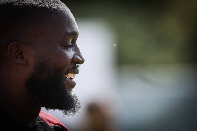 EURO 2024, Nationalteam Belgien, Training Belgium s Romelu Lukaku pictured during a training session of Belgian national soccer team Red Devils, Monday 24 June 2024 at their base camp in Freiberg am Neckar, Germany, during the UEFA EURO, EM, Europameisterschaft,Fussball 2024 European Soccer Championships. The Red Devils play in Group E at the Euro 2024 European Championships in Germany and have one last game to play. BRUNOxFAHY  x95168814x