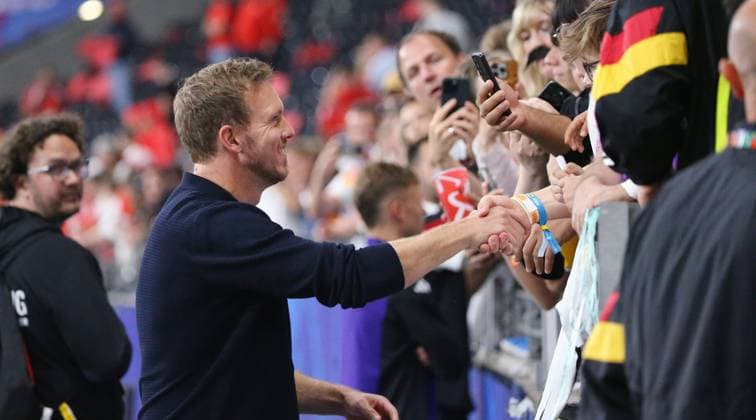 BAU 23.06.2024 Frankfurt Fußball EM 2024 Schweiz vs. Deutschland, Trainer Julian Nagelsmann (GER) *** BAU 23 06 2024 Frankfurt Football EM 2024 Switzerland vs Germany, Coach Julian Nagelsmann GER