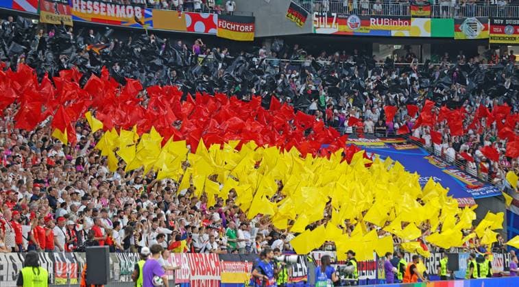 Fussball - EURO2024 - Group A - Switzerland vs. Germany - 23.06.24, Deutschland vs. Schweiz in Frankfurt, -