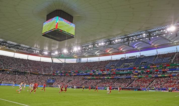 Fussball - EURO2024 - Group A - Switzerland vs. Germany - 23.06.24, Deutschland vs. Schweiz in Frankfurt, -