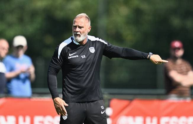 Sport Themen der Woche KW26 Sport Bilder des Tages Genk s coach Thorsten Fink pictured during a training session of Belgian soccer team KRC Genk, Monday 24 June 2024 in Genk, the first training session for the new season 2024-2025 of the Jupiler Pro League first division. JOHAN EYCKENS JohanxEyckens  x95171485x