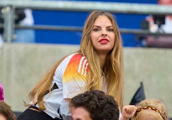 Lisa, wife of Niclas Fuellkrug, Füllkrug, DFB 9 in the group A stage match GERMANY - SWITZERLAND 1-1 of the UEFA European Championships 2024 on Jun 23, 2024 in Frankfurt, Germany.