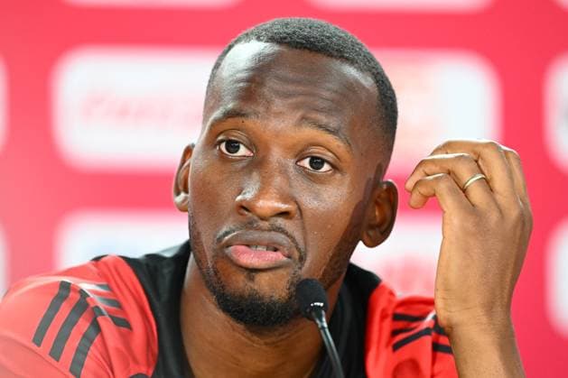 Belgium Media Activities - UEFA EURO, EM, Europameisterschaft,Fussball 2024 24 06 2024 FREIBERG AM NECKA, GERMANY - JUNE 24 : Lukebakio Dodi forward of Belgium talking to the press during a press conference, PK, Pressekonferenz of the Belgian Red Devils at the UEFA EURO 2024 European Football Championship tournament on June 24, 2024 in Freiberg am Necka, Germany, 24 06 2024 Freiberg am Necka Germany  Copyright: xVincentxKalutx
