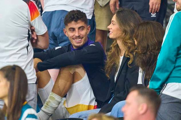 Sophia Weber, girlfriend Kai Havertz in the group A stage match GERMANY - SWITZERLAND 1-1 of the UEFA European Championships 2024 on Jun 23, 2024 in Frankfurt, Germany.