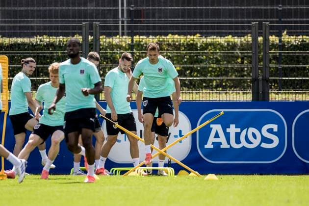 Austria training session, Euro 2024, Berlin Germany Berlin, Germany. 24th, June 2024. The players of Austria seen during a MD-1 training session at the Stadion auf dem Wurfplats in Berlin. Berlin Germany  Copyright: xGonzalesxPhoto LassexLagonix