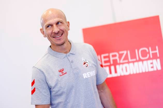 Sport Themen der Woche KW26 Sport Bilder des Tages Fußballtrainer Gerhard Struber (AUT) bei seiner Vorstellung als neuer Trainer Cheftrainer beim 1. FC Köln im Restaurant Geißbockheim. Köln, 24.06.2024 NRW Deutschland *** Soccer coach Gerhard Struber AUT at his presentation as the new head coach at 1 FC Köln in the Geißbockheim restaurant Cologne, 24 06 2024 NRW Germany Copyright: xChristophxHardtx