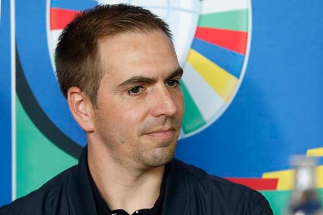 Philipp Lahm beim Mediengespräch zur Zwischenbilanz zu den Spielen der UEFA EURO, EM, Europameisterschaft,Fussball 2024 in Liepzig im Media Centre. Leipzig, 24.06.2024