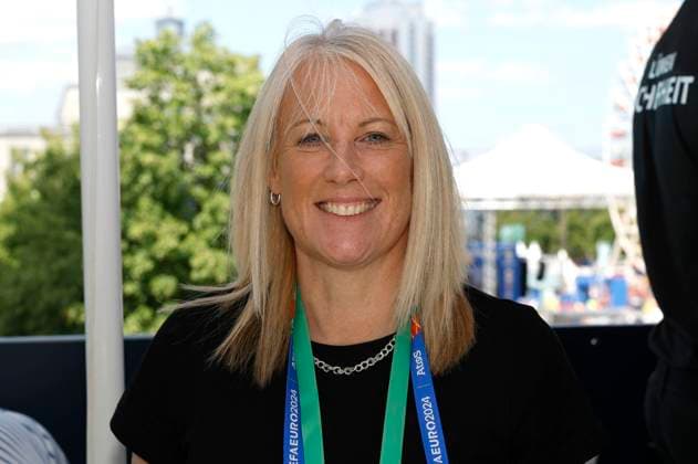 Katie Brazier beim Mediengespräch zur Zwischenbilanz zu den Spielen der UEFA EURO, EM, Europameisterschaft,Fussball 2024 in Liepzig im Media Centre. Leipzig, 24.06.2024