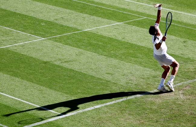 Tomas Martin Etcheverry of Argentina in action during their match. Rothesay International Eastbourne, Day 2, Tennis, Devonshire Park, Eastbourne, UK - 24 June 2024  Copyright: xJamesxMarsh Shutterstockx 14551026cj