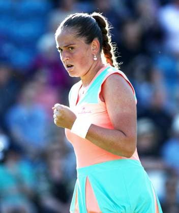 Sport Themen der Woche KW26 Sport Bilder des Tages Jelena Ostapenko of Latvia celebrates winning a point during her match. Rothesay International Eastbourne, Day 2, Tennis, Devonshire Park, Eastbourne, UK - 24 June 2024  Copyright: xJamesxMarsh Shutterstockx 14551026cm