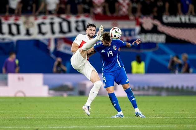 Croatia v Italy, UEFA EURO, EM, Europameisterschaft,Fussball 2024, Leipzig, Germany Leipzig, Germany. 24th, June 2024. Mateo Retegui (19) of Italy seen during the UEFA Euro 2024 match in Group B between Croatia and Italy at Red Bull Arena in Leipzig. Leipzig Germany  Copyright: xGonzalesxPhoto LassexLagonix