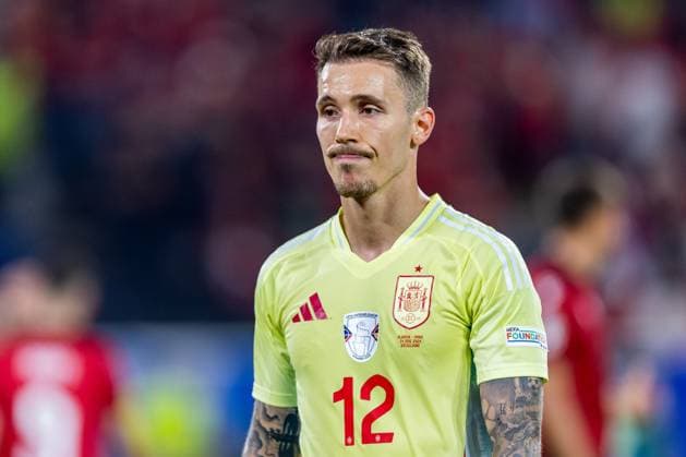 Albania v Spain - UEFA EURO, EM, Europameisterschaft,Fussball 2024 Alex Grimaldo is gathering during the UEFA Euro 2024 Group B match between Albania v Spain, at the Düsseldorf Arena in Düsseldorf, Germany, on June 24, 2024. Düsseldorf Germany  Copyright: xAndrzejxIwanczukx originalFilename:iwanczuk-albaniav240624_np0Ip.jpg