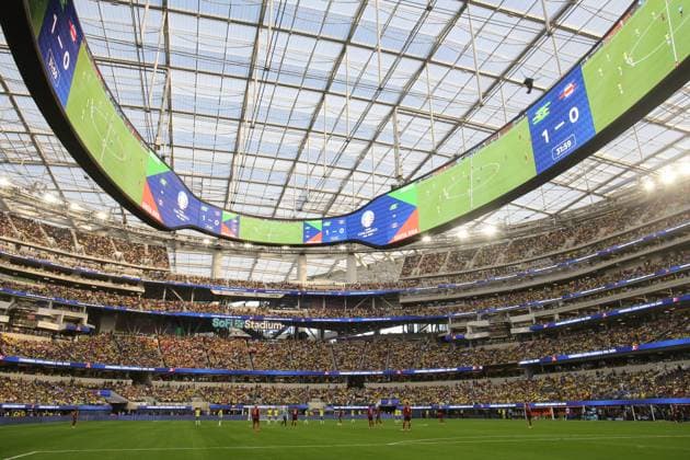 Brazil v Costa Rica 24 June 2024 Inglewood USA, Copa America Brazil v Costa Rica - a general view of the SoFi Stadium. (Photo by Mark Leech). Inglewood California USA Copyright: xMarkxLeechxOffside