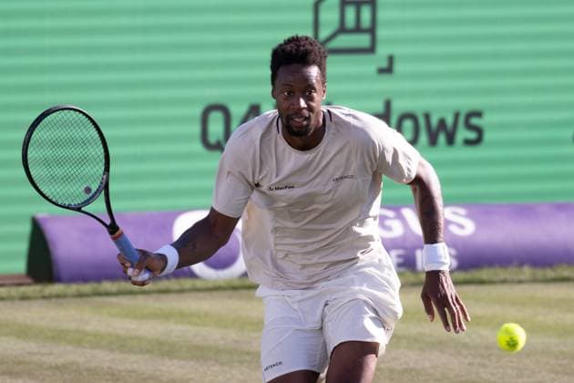 20240624 Mallorca Championships SANTA PONSA, SPAIN - JUNE 24 2024 : Gael Monfils of France at - Mallorca Championships on June 24, 2024 in Santa Ponsa, . Santa Ponsa Baleares Spain