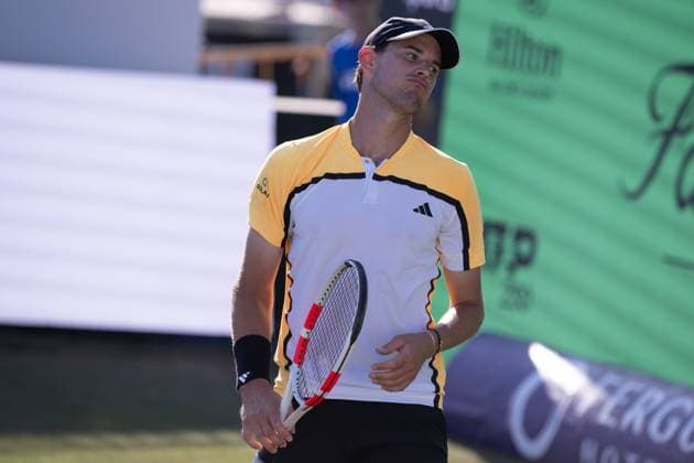 20240624 Mallorca Championships SANTA PONSA, SPAIN - JUNE 24 2024 : Dominic Thiem of Austria at - Mallorca Championships on June 24, 2024 in Santa Ponsa, . Santa Ponsa Baleares Spain