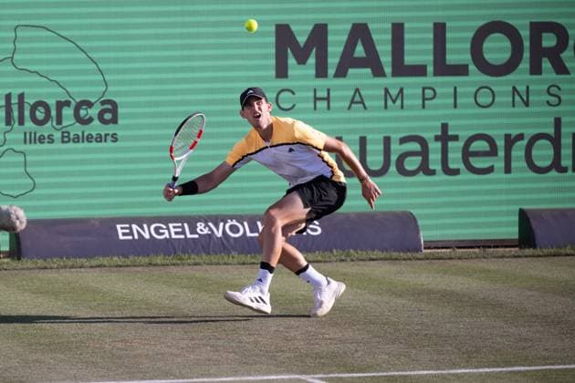 20240624 Mallorca Championships SANTA PONSA, SPAIN - JUNE 24 2024 : Dominic Thiem of Austria at - Mallorca Championships on June 24, 2024 in Santa Ponsa, . Santa Ponsa Baleares Spain