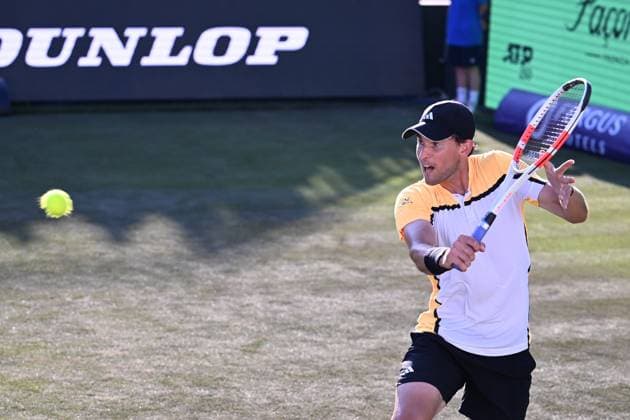 20240624 Mallorca Championships SANTA PONSA, SPAIN - JUNE 24 2024 : Dominic Thiem of Austria at - Mallorca Championships on June 24, 2024 in Santa Ponsa, . Santa Ponsa Baleares Spain