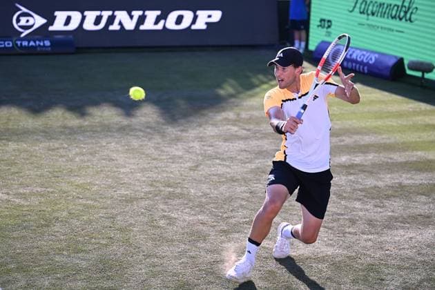 20240624 Mallorca Championships SANTA PONSA, SPAIN - JUNE 24 2024 : Dominic Thiem of Austria at - Mallorca Championships on June 24, 2024 in Santa Ponsa, . Santa Ponsa Baleares Spain