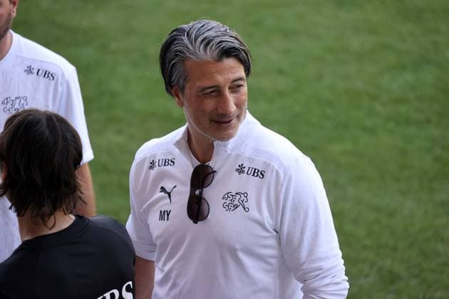25.06.24 Schweiz Training Deutschland, Stuttgart, 25.06.2024, Fussball, UEFA EURO, EM, Europameisterschaft,Fussball 2024, Schweiz Training: Murat Yakin (Trainer).