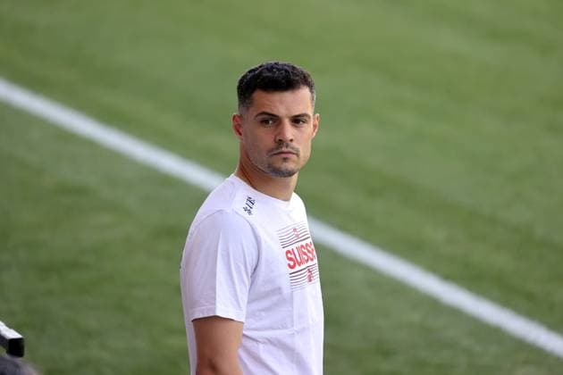 25.06.24 Schweiz Training Deutschland, Stuttgart, 25.06.2024, Fussball, UEFA EURO, EM, Europameisterschaft,Fussball 2024, Schweiz Training: Granit Xhaka.