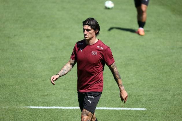 25.06.24 Schweiz Training Deutschland, Stuttgart, 25.06.2024, Fussball, UEFA EURO, EM, Europameisterschaft,Fussball 2024, Schweiz Training: Steven Zuber.