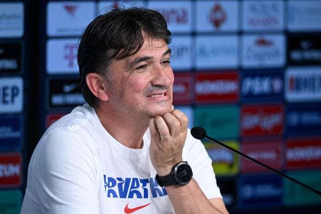 UEFA EURO, EM, Europameisterschaft,Fussball 2024: Croatia press Head Coach of Croatia national football team Zlatko Dalic speaks on a press conference, PK, Pressekonferenz in Neuruppin, Germany, on June 25, 2024. MarkoxLukunic PIXSELL
