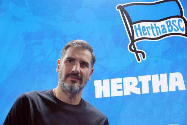 Trainer Cristian Fiel PK Pressekonferenz zur Trainervorstellung Fußball Fussball DFL Bundesliga Herren Saison 2024 2025 25.06.2024 Hertha BSC Berlin