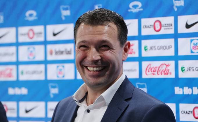 Sportdirektor Benjamin Weber PK Pressekonferenz zur Trainervorstellung Fußball Fussball DFL Bundesliga Herren Saison 2024 2025 25.06.2024 Hertha BSC Berlin