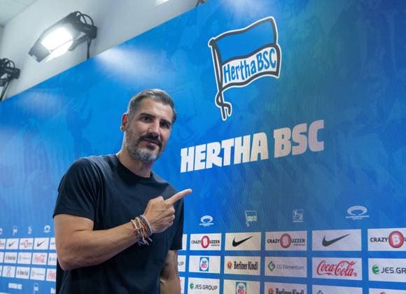 Fussball, Herren, Saison 2024 2025, 2. Bundesliga, Hertha BSC, Pressekonferenz, Vorstellung des neuen Trainers Cristian Fiel, 25.06. 2024,