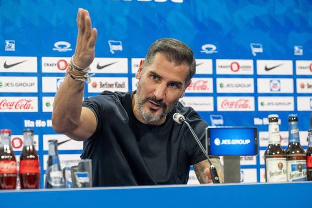 Fussball, Herren, Saison 2024 2025, 2. Bundesliga, Hertha BSC, Pressekonferenz, Vorstellung des neuen Trainers Cristian Fiel, 25.06. 2024,