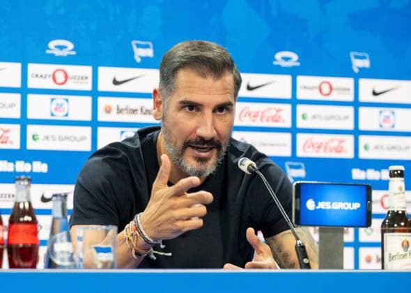 Fussball, Herren, Saison 2024 2025, 2. Bundesliga, Hertha BSC, Pressekonferenz, Vorstellung des neuen Trainers Cristian Fiel, 25.06. 2024,