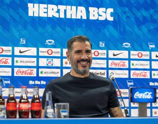 Fussball, Herren, Saison 2024 2025, 2. Bundesliga, Hertha BSC, Pressekonferenz, Vorstellung des neuen Trainers Cristian Fiel, 25.06. 2024,
