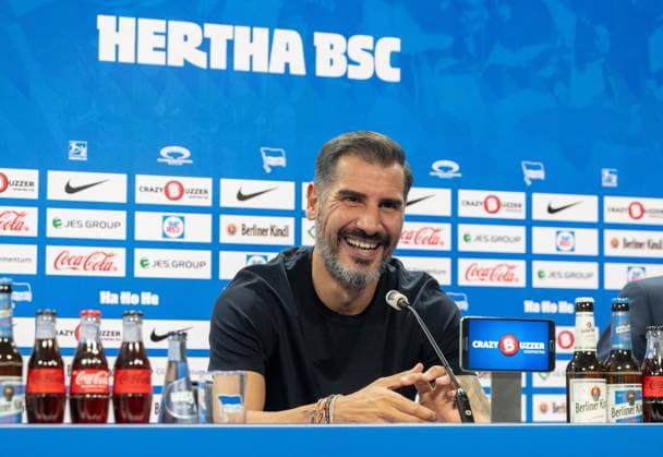 Fussball, Herren, Saison 2024 2025, 2. Bundesliga, Hertha BSC, Pressekonferenz, Vorstellung des neuen Trainers Cristian Fiel, 25.06. 2024,