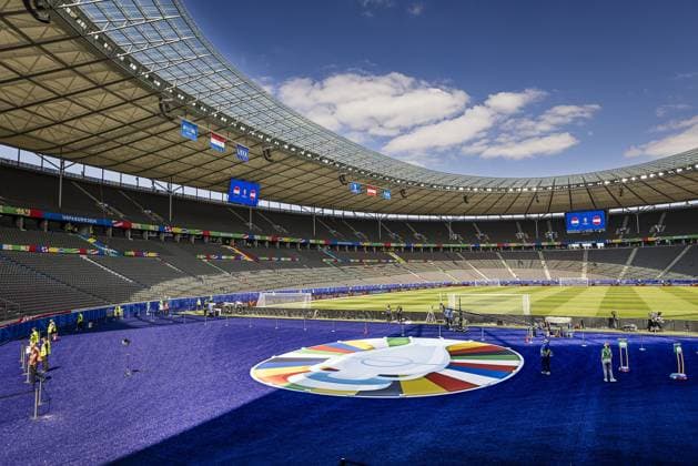 BERLIN, Olympia Stadium , 25-06-2024 , European Football Championship Euro2024, Group stage match no.31 between Netherlands and Austria. Stadium overview. Netherlands - Austria (Euro2024)  x25594694x Copyright: