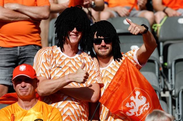 BERLIN, Olympia Stadium , 25-06-2024 , European Football Championship Euro2024, Group stage match no.31 between Netherlands and Austria, fans of the Netherlands Netherlands - Austria (Euro2024)  x25595469x Copyright: