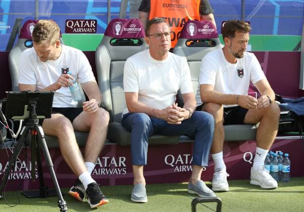 25.06.2024, xtgx, Fussball EM 2024, Niederlande - Österreich emspor, v.l. Trainer Ralf Rangnick (Oesterreich) (DFL DFB REGULATIONS PROHIBIT ANY USE OF PHOTOGRAPHS as IMAGE SEQUENCES and or QUASI-VIDEO) Berlin