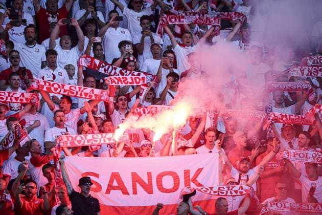 Supporters equipe de Poland – ambiance FOOTBALL : France vs Netherlands- Euro 2024 Groupe D Signal Iduna Park - 25 06 2024 ElyxandroCegarra Panoramic 