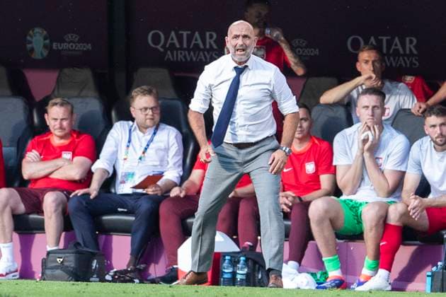 UEFA EURO, EM, Europameisterschaft,Fussball 2024: Frankreich - Polen; 25.06.2024 Michal Probierz (Polen, Cheftrainer). UEFA EURO 2024: Frankreich - Polen; BVB Stadion Dortmund, Dortmund, am 25.06.2024 Copyright: xBEAUTIFULxSPORTS Meuselx