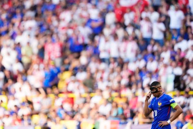 Kylian Mbappe of France during the Euro 2024 soccer match between France and Poland at the Signal Iduna Park, Dortmund, Germany - Tuesday 25, June , 2024. - Soccer .  Copyright: xFabioxFerrari LaPressex